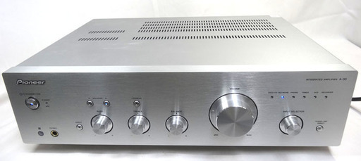 ◆Pioneer/パイオニア◆インテグレーテッドアンプ　A-30　プリメイン　2017年製　シルバー　リモコン付き　動作品　USED