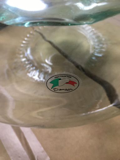 ガラスの入れ物　イタリア製