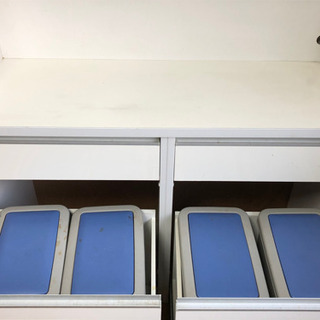 ☆0円値引き可☆ 食器棚 無料で地震転倒抑止棒プレゼント！の画像