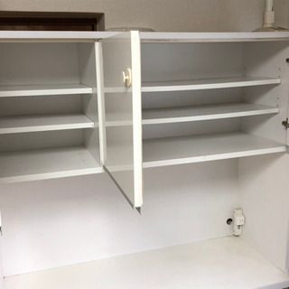 ☆0円値引き可☆ 食器棚 無料で地震転倒抑止棒プレゼント！の画像