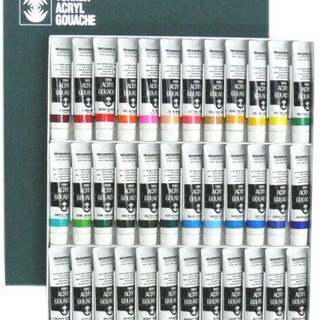 ターナー色彩 アクリルガッシュ 36色セットの画像