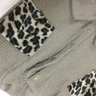 500円☆SCOTCLUB レオパード柄ニット
