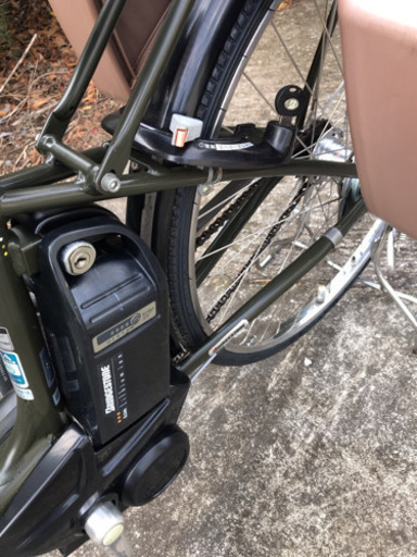 M5A電動自転車V72Zブリジストンアンジェリーノ6アンペア 濃い緑
