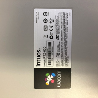 Wacom. intros.    Model. PTZ-630. タブレットの画像
