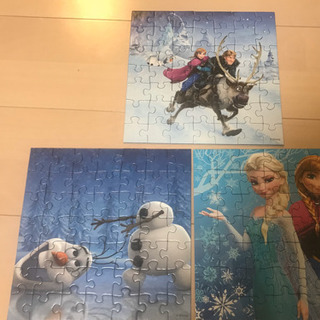 アナ雪　パズル　3種類セットの画像