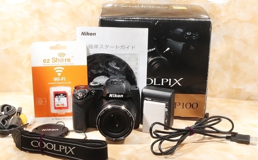 ★極上美品＆スマホ転送＆26倍ズーム★ニコン クールピクス P100
