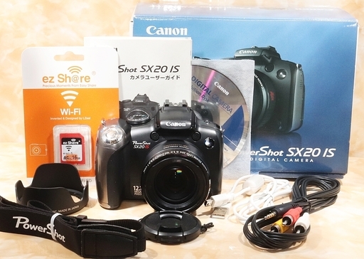 ★美品級＆スマホ転送＆超望遠560mm★キヤノン パワーショット SX20IS