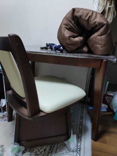 一人用こたつ（机椅子）一式　値下げしました