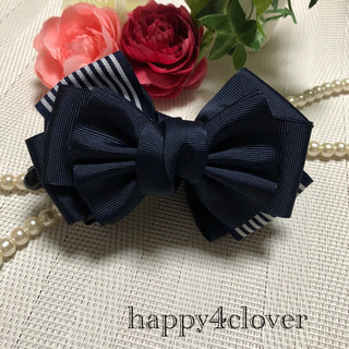 リボンヘアアクセサリー作りませんか？four leaf ribb...