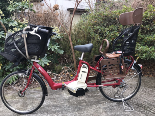 Ｇ５Ｊ電動自転車Ａ８６Ｗブリヂストンアンジェリーノ　前後２２インチ 7.5アンペア