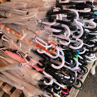 ビニール傘　10本　300円　雨傘