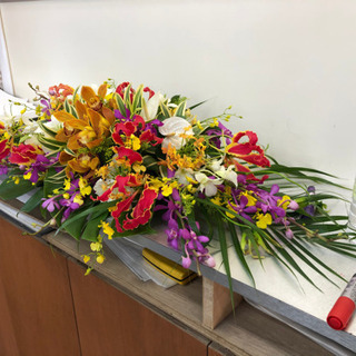 ゴージャスな盛花