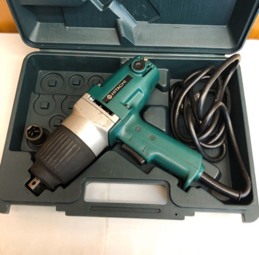 ★動作確認済み★HITACHIインパクトレンチ 日立工機 WH16 プロ使用　DIY 岡山発（A51）AKARI