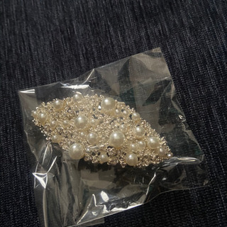 結婚式　髪飾り　パール　新品未使用