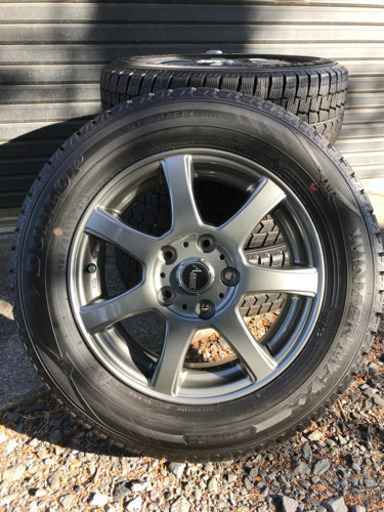 値下げ　美品　スタッドレスタイヤ　アルミホイール付き