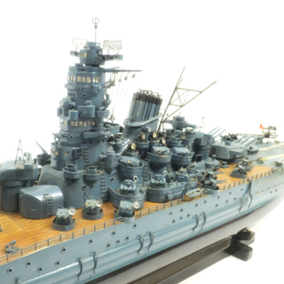 [N0203E] 当時物 戦艦大和 東宝映画 『連合艦隊司令長官 山本五十六』 三船敏郎 1968年 劇場展示木製模型の画像