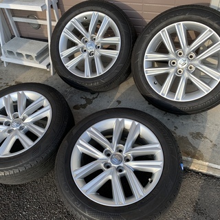 210系クラウン純正　中古アルミ夏セット 215/55/R17 