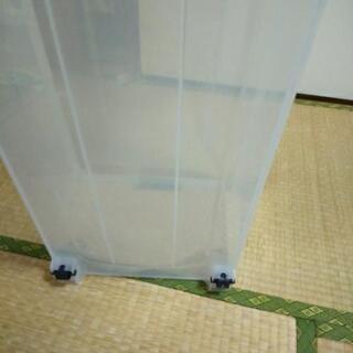 透明衣装ケース　1点の画像