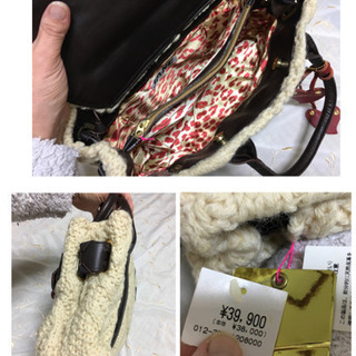 定価3万9900円ニットトートバッグの画像