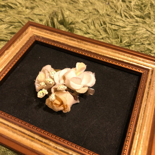 コサージュヘアクリップ②