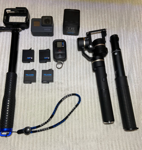GoProHERO6BLACK+3軸ジンバルまとめ売り(付属多数有)