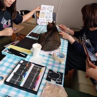 保護猫カフェで♪チョークアート体験(=^x^=)【残り一枠】 - 越谷市