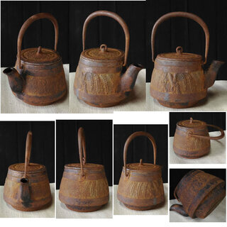 c446 鉄瓶 小さめ ミニ鉄瓶 茶道具の画像