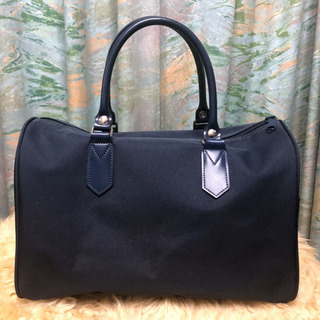 新品　ネイビーミニボストンの画像