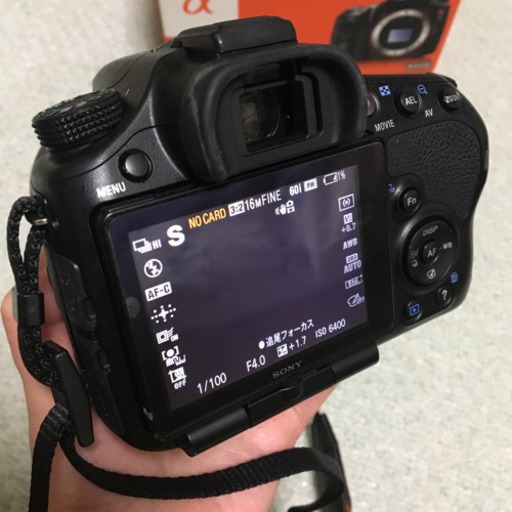 SONY α57 本体＋追加購入レンズ2本　予備バッテリー付