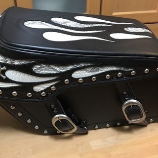 アメリカンバイク用サイドバッグ