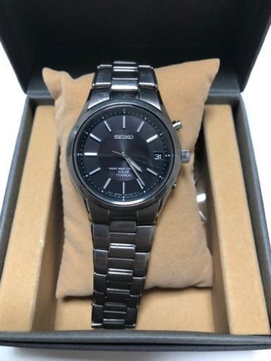 SEIKO SBTM193 電波 チタン サファイヤガラス 