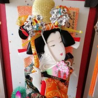【無料】羽子板　浅妻　ガラスケース付の画像
