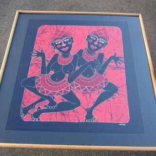 昔頂いた海外からのお土産の絵です