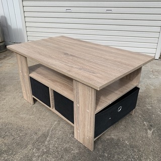 美品 お洒落なセンターテーブル！一人暮らし、一人部屋用に最適！