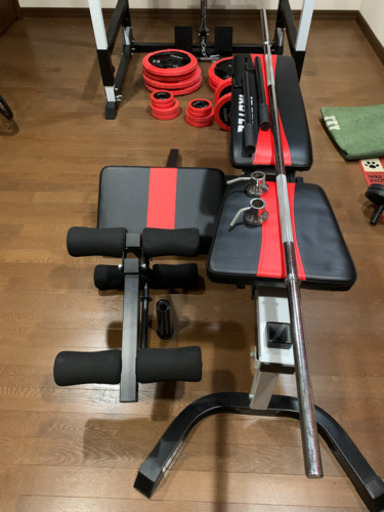 取引中《引き取り限定》パワーラック、プレートなどのセット