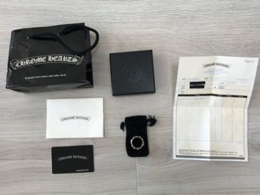 2月末まで期間限定出品　クロムハーツリング　正規名古屋店　インボイス付