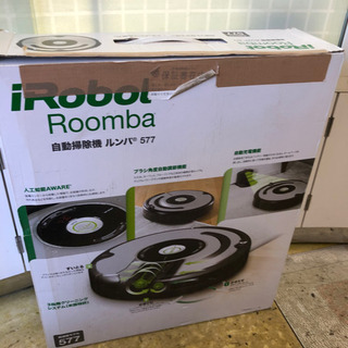 【ジャンク品・未清掃・現状渡し】※要充電池交換※iRobot Roomba 自動掃除機 ルンバ 577 シルバーの画像