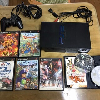 【動作確認済み】プレイステーション2本体 PS2 ソフトセット