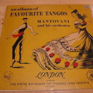 35【LPレコード】マントヴァーニ・タンゴ・アルバム