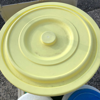 ✨✨✨漬物桶40L＆漬物石(おもり)10Kg・9Kg・6kg・3.5kgまとめて✨✨✨の画像