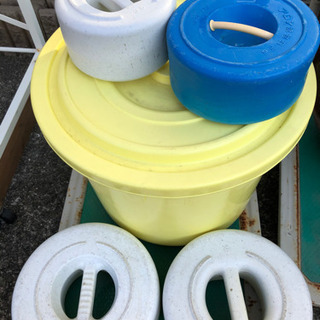 ✨✨✨漬物桶40L＆漬物石(おもり)10Kg・9Kg・6kg・3.5kgまとめて✨✨✨の画像