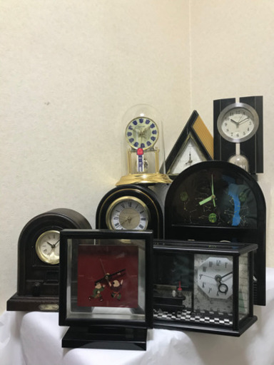 置時計　8種類　まとめ売り