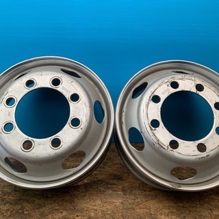 TOPY 22.5×6.75 8H PCD285 +152 2本 スチールホイール 大型トラック　(HT01) クレジットカード QR決済可能