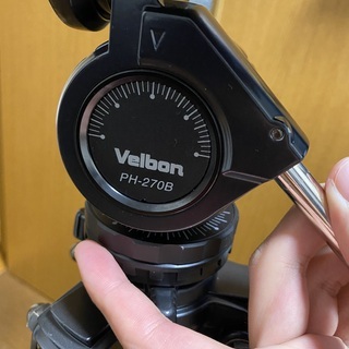 三脚　Velbon Mark-7B & 雲台 PH-270B +ケースの画像
