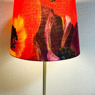 IKEA☆イケア☆フロアライト☆布製シェードの画像