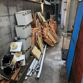 廃材引取願います