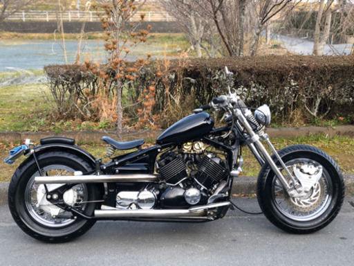 ヴィンテージカスタム　ドラッグスター400クラシックフルカスタム　検バルカンビラーゴシャドウボルトハーレー ボバーブリスコ
