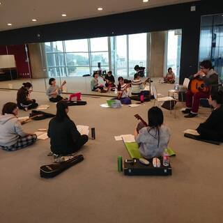 山口市のタヒチアンダンススタジオ【ヘイミリ】楽器隊も活動中です♪の画像