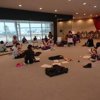 山口市のタヒチアンダンススタジオ【ヘイミリ】楽器隊も活動中です♪の画像