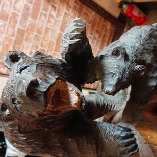熊の置物　Aの画像